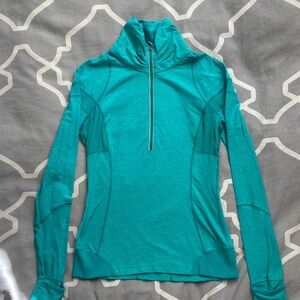 Lululemon Athletica Teal Zip-Up Sweatshirt